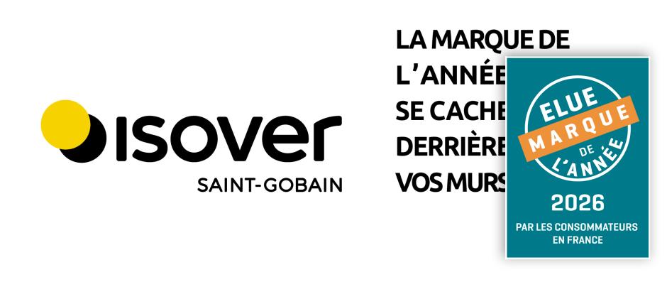 Isover marque de l'année 2026